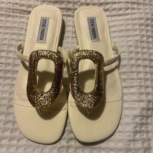 Steve Madden Gold Accent Sandals